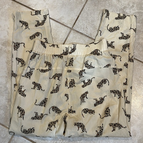 Animale Clothing Leopard Cat Print Cotton Slim Pants XS - Picture 7 of 7